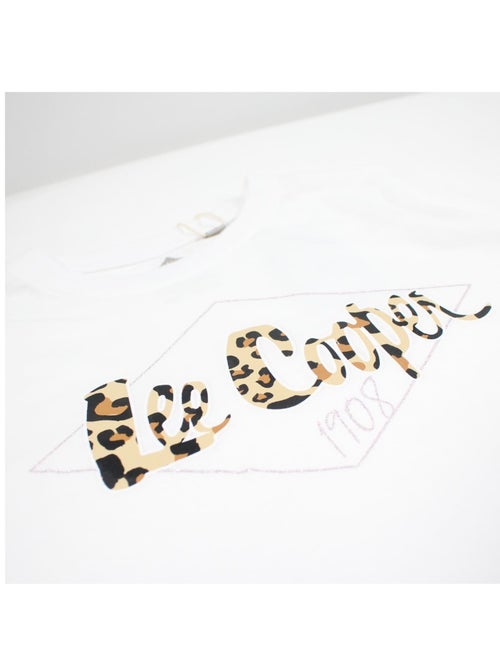 Lee Cooper - Ensemble 2 pièces T-shirt manches courtes et short motif leopard fille - Kiabi
