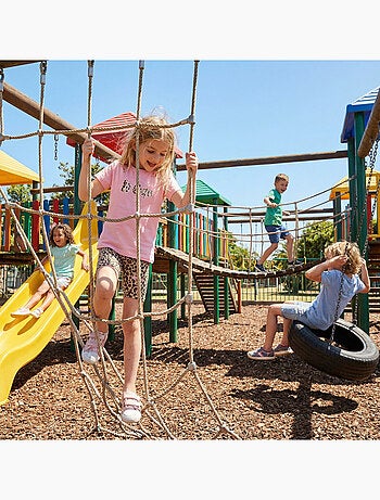 Lee Cooper - Ensemble 2 pièces Top et short motif leopard fille