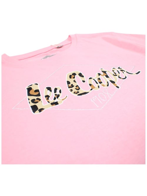 Lee Cooper - Ensemble 2 pièces Top et short motif leopard fille - Kiabi