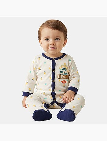Lee Cooper - Ensemble 3 pièces comprenant 1 body, grenouillère et bavoir