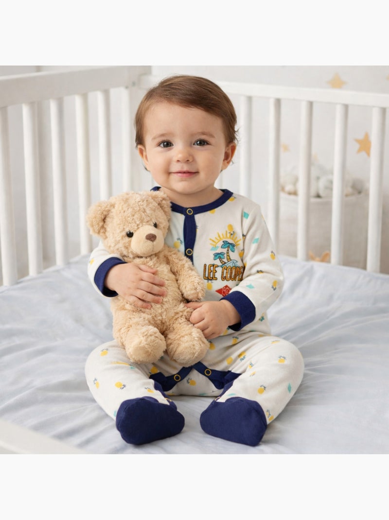 Lee Cooper - Ensemble 3 pièces comprenant 1 body, grenouillère et bavoir Blanc - Kiabi