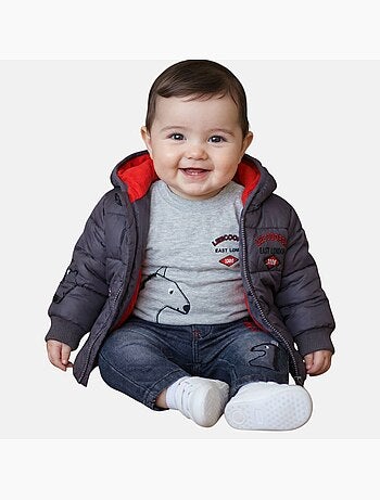 Lee cooper - ensemble 3 pièces doudoune, t-shirt et jean