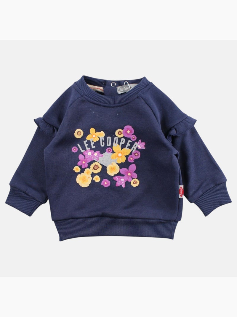 Lee Cooper - Ensemble bébé fille sweat et pantalon jogging Bleu marine - Kiabi