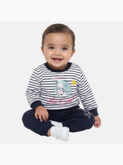 Lee Cooper - Ensemble bébé fille sweat et pantalon jogging - Kiabi