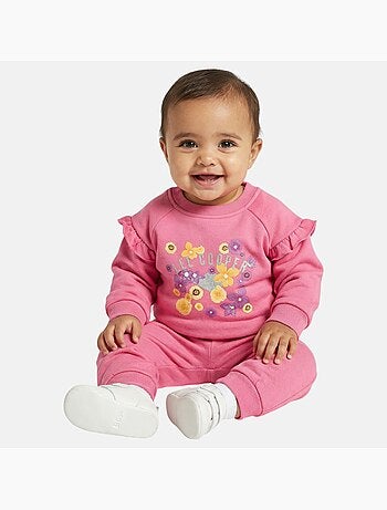 Lee Cooper - Ensemble bébé fille sweat et pantalon jogging
