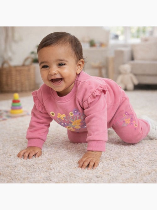 Lee Cooper - Ensemble bébé fille sweat et pantalon jogging - Kiabi