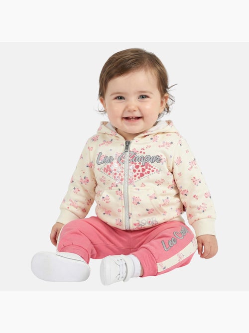 Lee Cooper - Ensemble bébé fille veste capuche et pantalon jogging - Kiabi