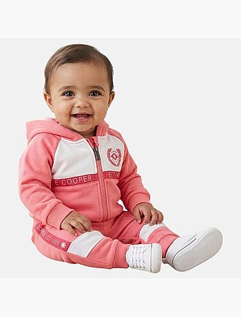 Lee Cooper - Ensemble bébé fille veste capuche et pantalon jogging