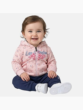 Lee Cooper - Ensemble bébé fille veste capuche et pantalon jogging