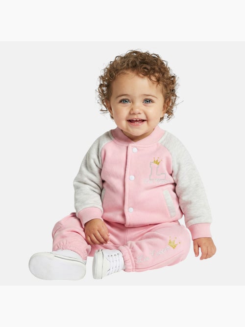 Lee Cooper - Ensemble bébé fille veste et pantalon jogging - Kiabi