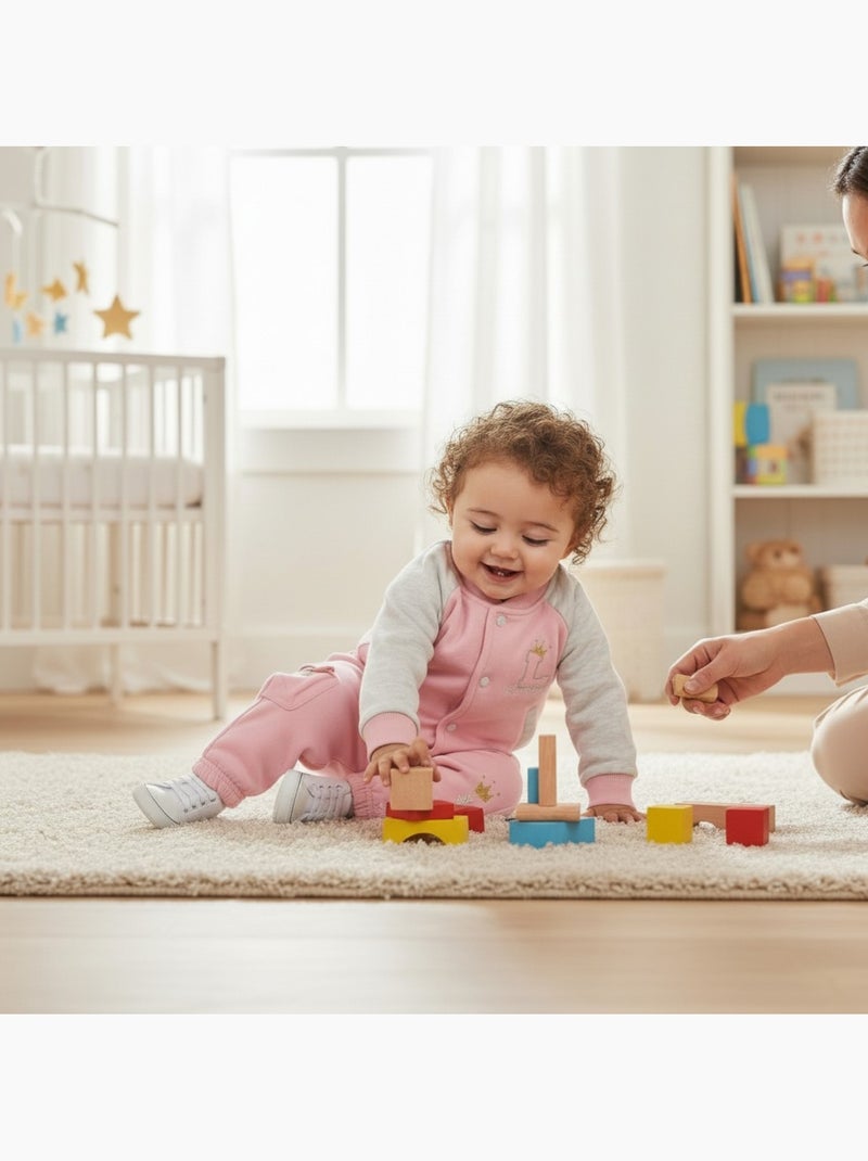 Lee Cooper - Ensemble bébé fille veste et pantalon jogging Rose - Kiabi