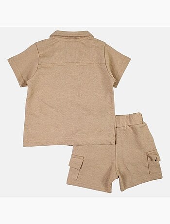 Lee Cooper - Ensemble bébé garçon chemisier et short