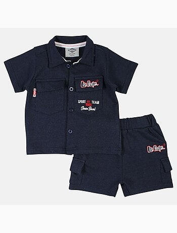 Lee Cooper - Ensemble bébé garçon chemisier et short