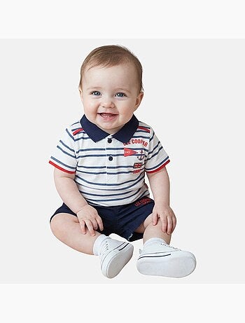 Lee Cooper - Ensemble bébé garçon polo manches courtes et short