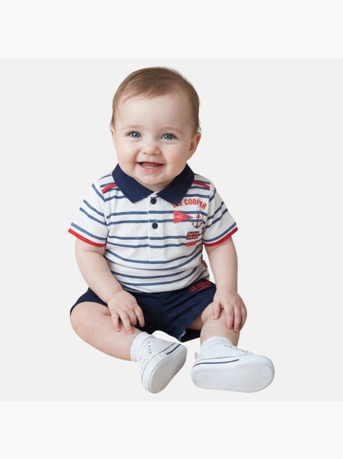 Lee Cooper - Ensemble bébé garçon polo manches courtes et short - Kiabi