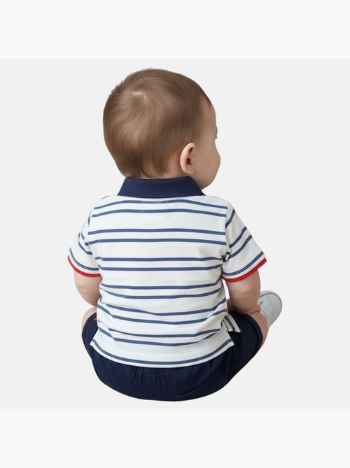 Lee Cooper - Ensemble bébé garçon polo manches courtes et short - Kiabi