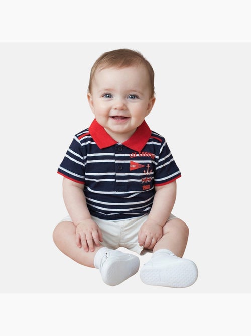 Lee Cooper - Ensemble bébé garçon polo manches courtes et short - Kiabi