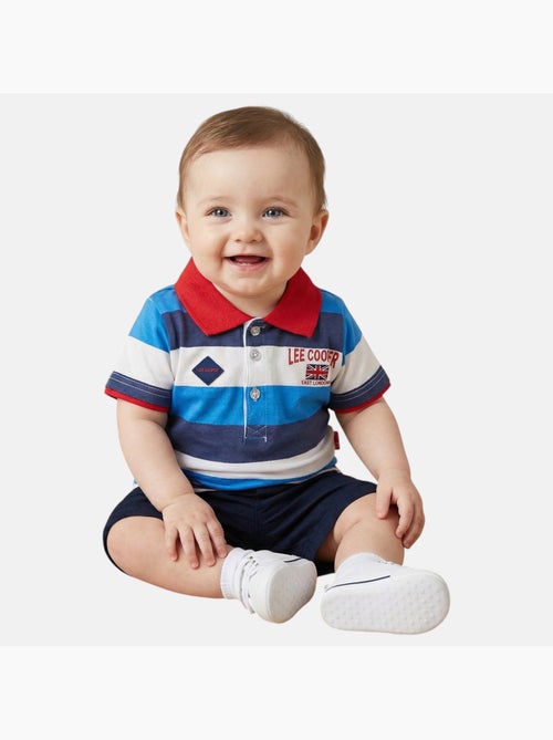 Lee Cooper - Ensemble bébé garçon polo manches courtes et short - Kiabi