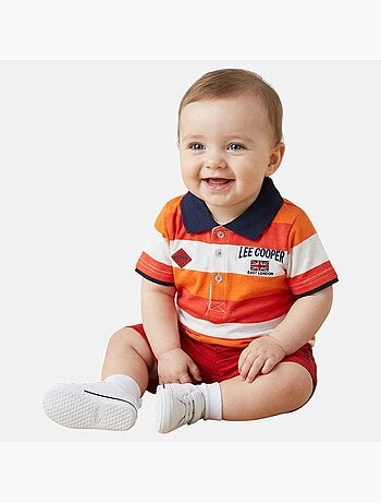 Lee Cooper - Ensemble bébé garçon polo manches courtes et short
