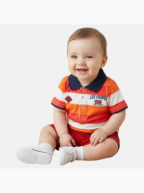 Lee Cooper - Ensemble bébé garçon polo manches courtes et short - Kiabi