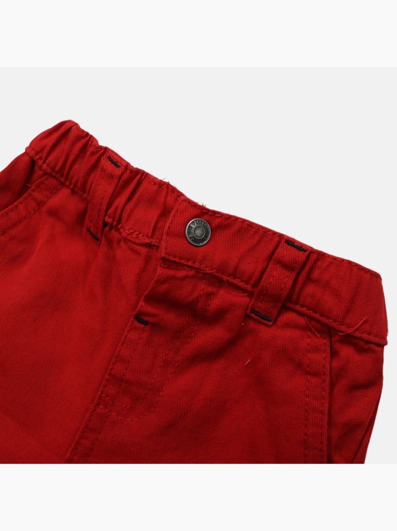 Lee Cooper - Ensemble bébé garçon polo manches courtes et short Rouge - Kiabi