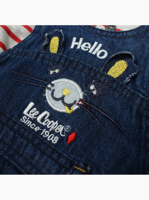 Lee Cooper - Ensemble bébé polo manches longues avec salopette - Kiabi