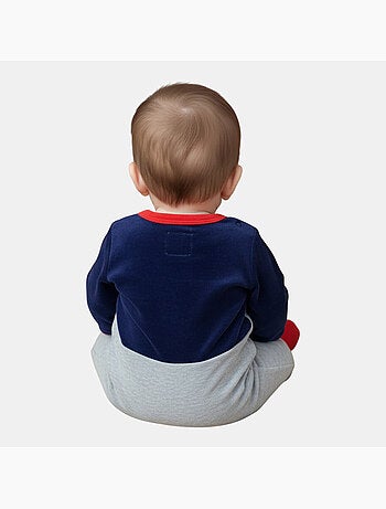 Lee Cooper - Ensemble bébé pyjama et body avec bonnet et bavoir à motif