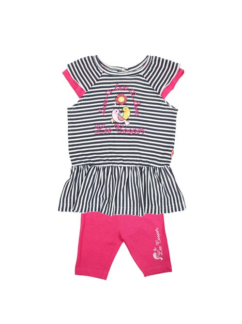 Lee Cooper - Ensemble bébé robe et legging à motif - Kiabi