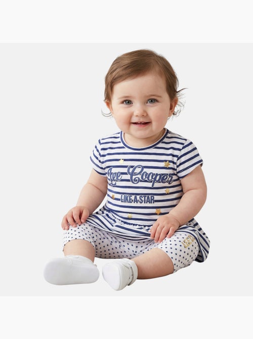 Lee Cooper - Ensemble bébé robe et legging à motif - Kiabi