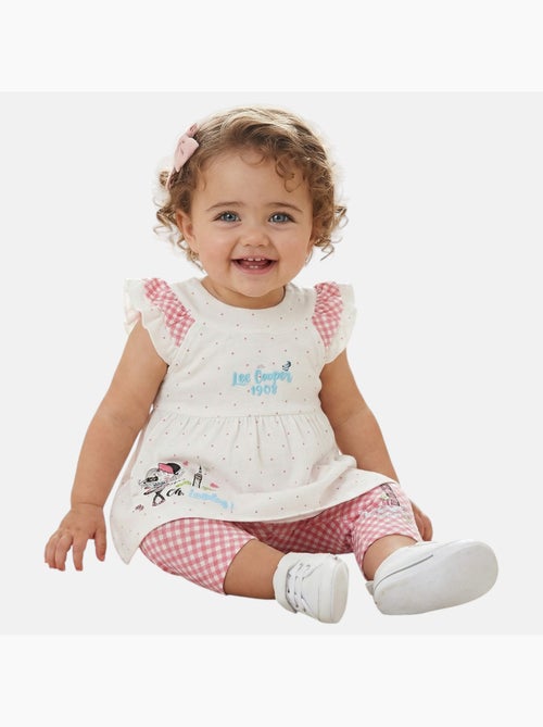 Lee Cooper - Ensemble bébé robe et legging à motif - Kiabi