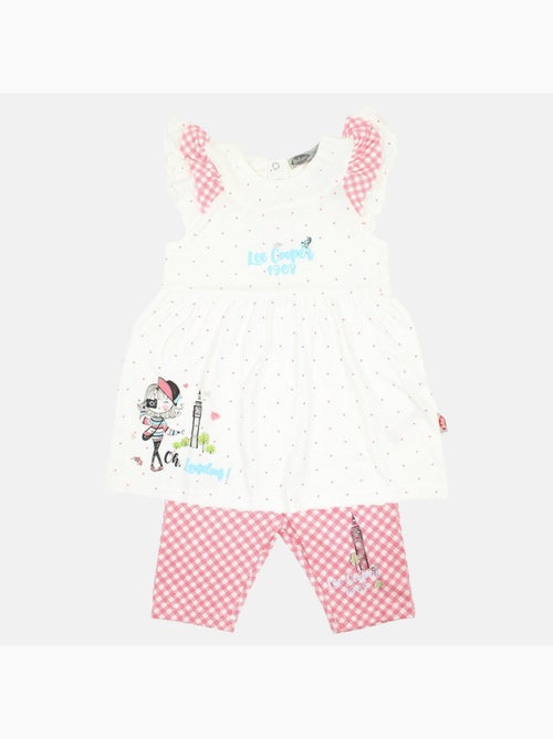 Lee Cooper - Ensemble bébé robe et legging à motif - Kiabi