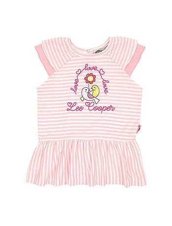 Lee Cooper - Ensemble bébé robe et legging à motif
