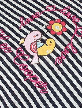 Lee Cooper - Ensemble bébé robe et legging à motif