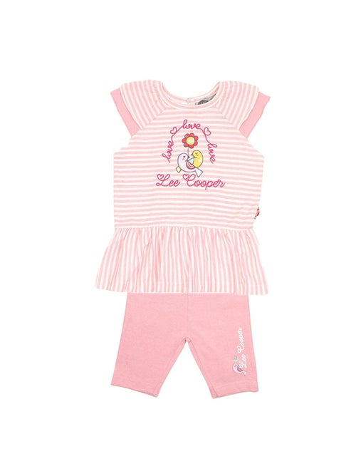 Lee Cooper - Ensemble bébé robe et legging à motif - Kiabi