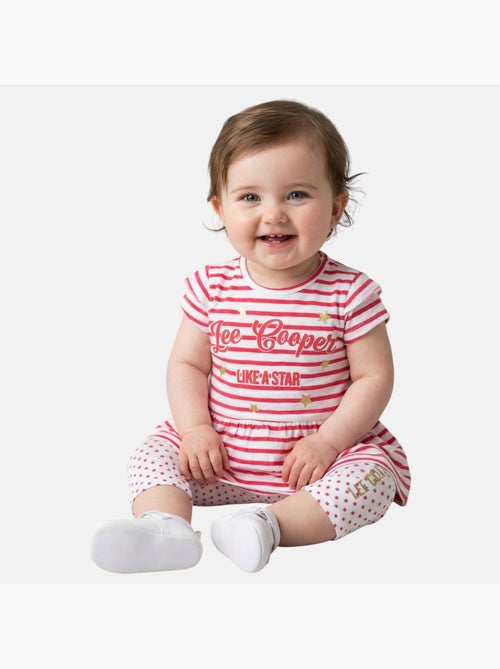 Lee Cooper - Ensemble bébé robe et legging à motif - Kiabi