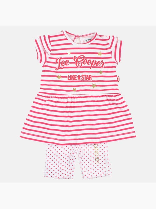Lee Cooper - Ensemble bébé robe et legging à motif - Kiabi