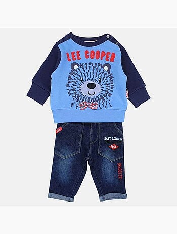 Lee Cooper - Ensemble bébé sweat et pantalon imprimé