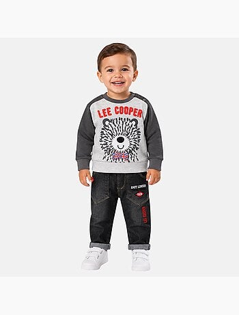 Lee Cooper - Ensemble bébé sweat et pantalon imprimé