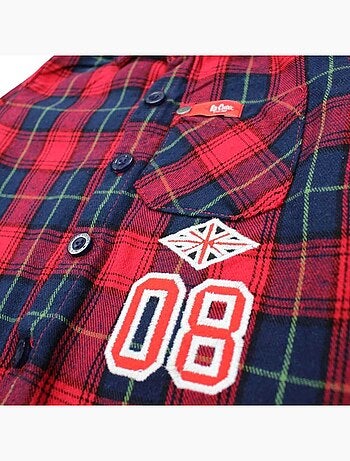Lee Cooper - Ensemble bébé t-shirt avec chemise et pantalon