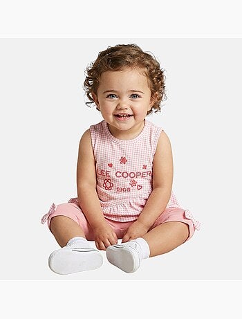 Lee Cooper - Ensemble bébé t-shirt et legging à motif