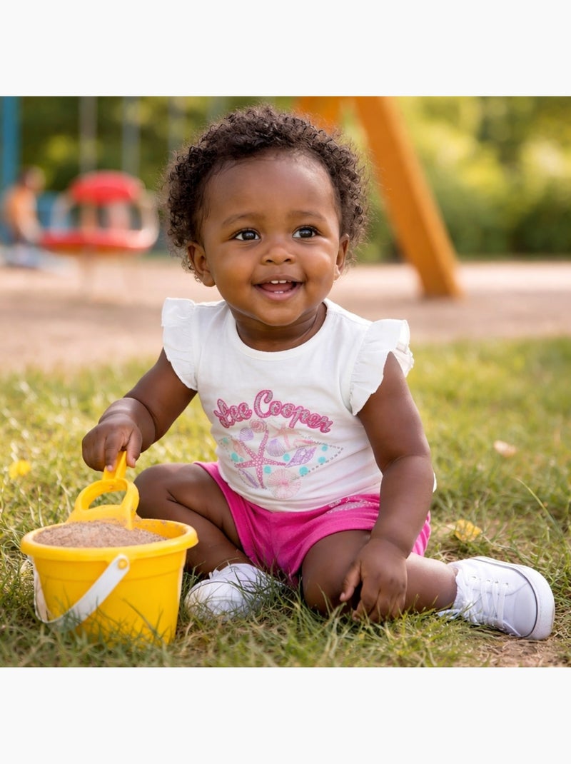 Lee Cooper - Ensemble bébé t-shirt et short Blanc - Kiabi