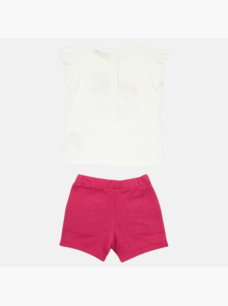 Lee Cooper - Ensemble bébé t-shirt et short Blanc - Kiabi