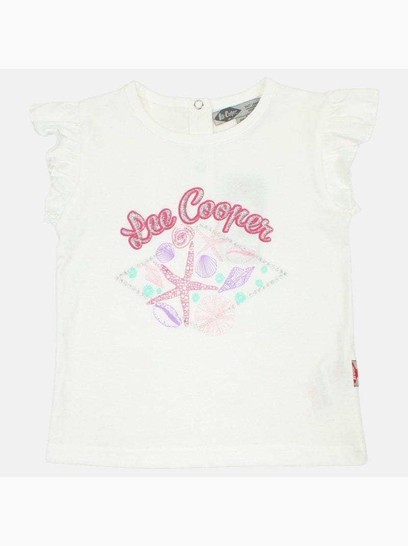 Lee Cooper - Ensemble bébé t-shirt et short Blanc - Kiabi