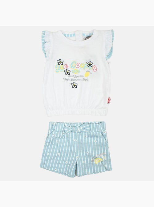 Lee Cooper - Ensemble bébé t-shirt et short - Kiabi