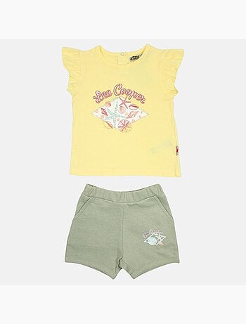 Lee Cooper - Ensemble bébé t-shirt et short