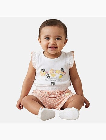 Lee Cooper - Ensemble bébé t-shirt et short