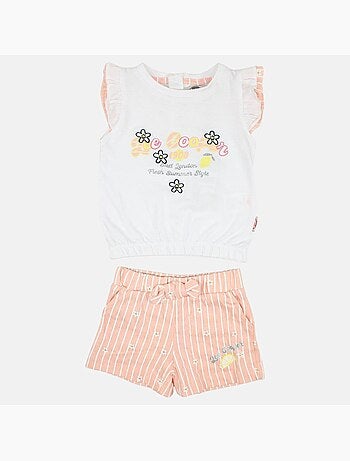Lee Cooper - Ensemble bébé t-shirt et short