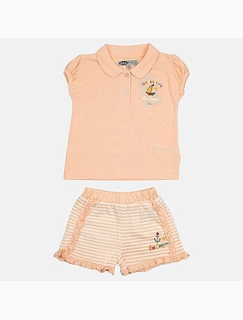 Lee Cooper - Ensemble bébé t-shirt et short