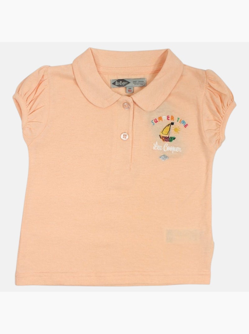 Lee Cooper - Ensemble bébé t-shirt et short Orange - Kiabi