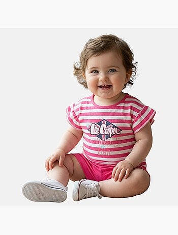 Lee Cooper - Ensemble bébé t-shirt et short